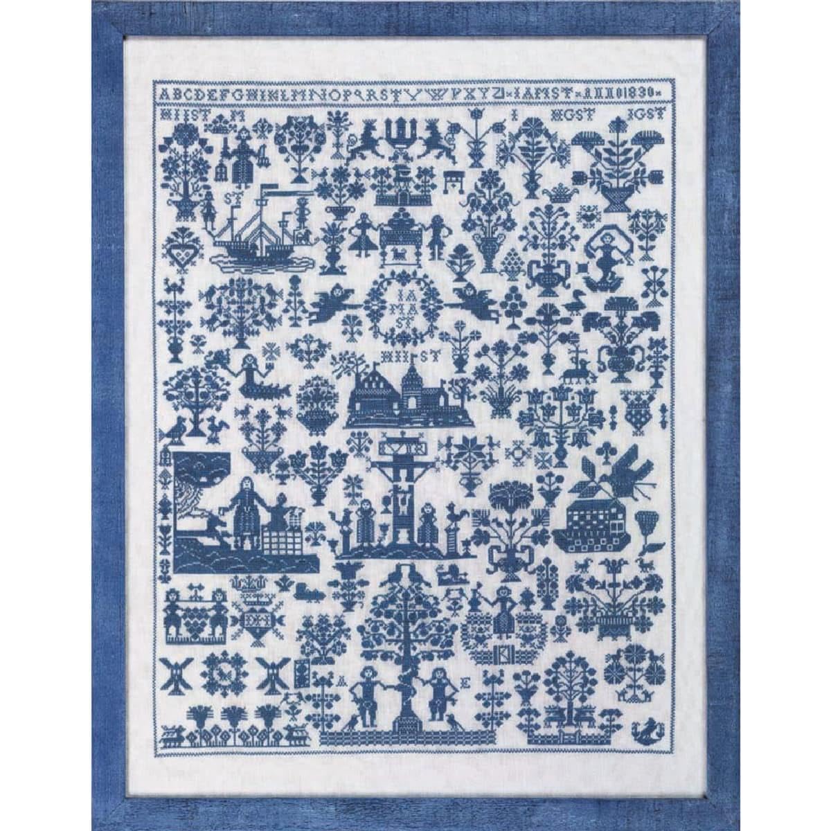 Amazon | Permin Sampler 1830 クロスステッチキット | 刺しゅうキット